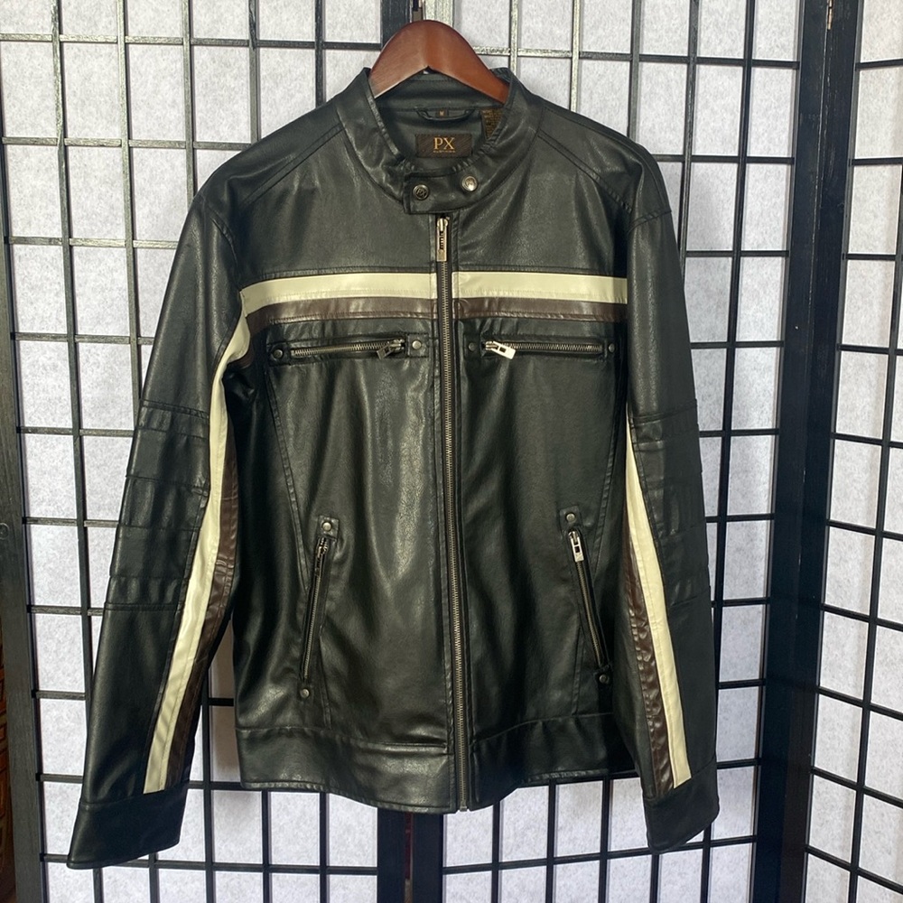 Vegan Leather Moto Jacket